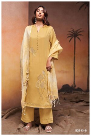 My Fashion Road Ganga Fashion Kahlani Designer Cotton Ladies Suit | S2613-B