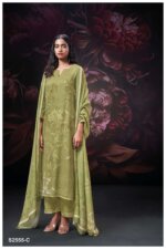 My Fashion Road Ganga Fashion Nevelle Fancy Aari Work Premium Linen Suit | S2555 – C My Fashion Road Ganga Fashion Nevelle Fancy Aari Work Premium Linen Suit | S2555 – C