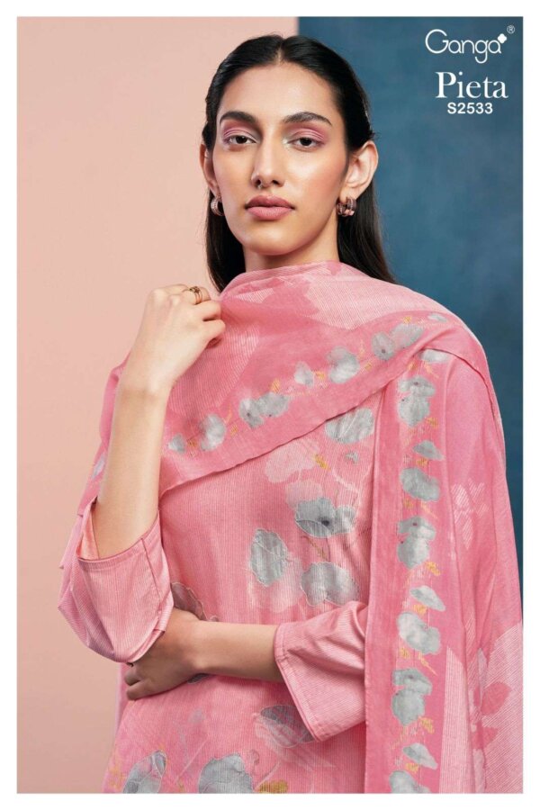 My Fashion Road Ganga Fashion Pieta Designer Cotton Ladies Suit | S2533-C