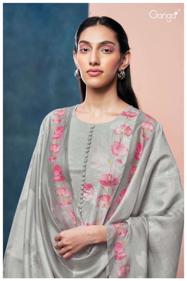 My Fashion Road Ganga Fashion Pieta Designer Cotton Ladies Suit | S2533-B