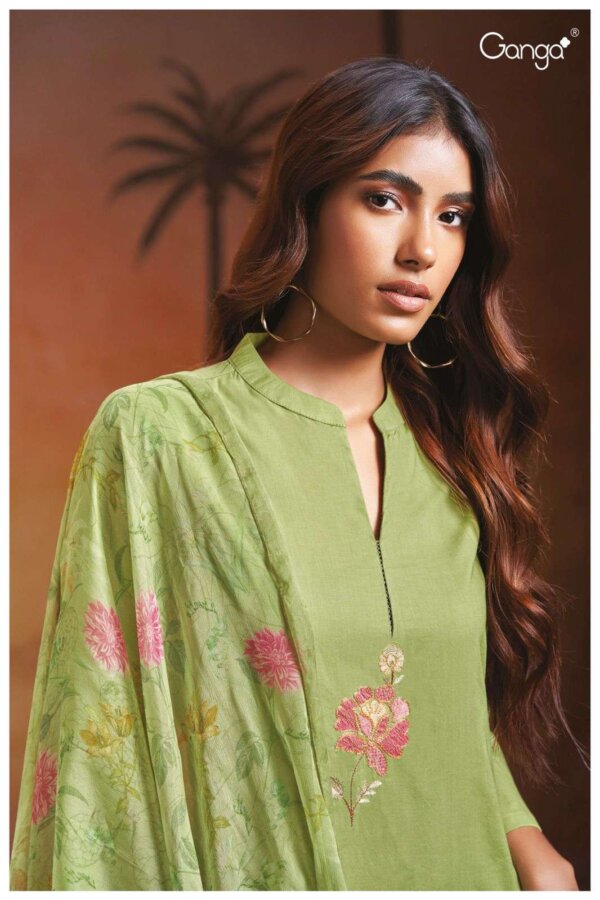 My Fashion Road Ganga Fashion Raya Fancy Cotton Salwar Kameez | S2598 – A