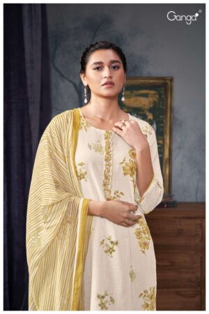 My Fashion Road Ganga Fashion Shreenikia Designer Printed Fancy Cotton Suit | S2725 – D
