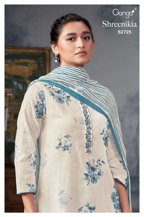 My Fashion Road Ganga Fashion Shreenikia Designer Printed Fancy Cotton Suit | S2725 – B
