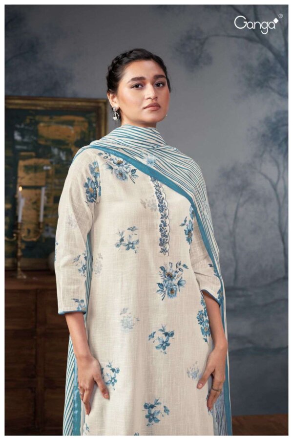 My Fashion Road Ganga Fashion Shreenikia Designer Printed Fancy Cotton Suit | S2725 – B