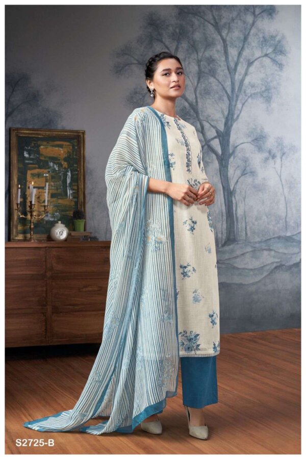 My Fashion Road Ganga Fashion Shreenikia Designer Printed Fancy Cotton Suit | S2725 – B