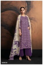 My Fashion Road Ganga Fashion Tishya Fancy Embroidery Work Cotton Ganga Suit | S2683-B