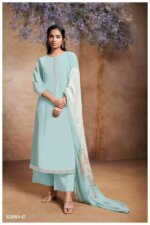 My Fashion Road Ganga Fashion Tucker Exclusive Cotton Linen Suit | S2651 – C