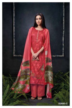 My Fashion Road Ganga Fashion Yashvi Premium Designs Cotton Suit | S2685 – C