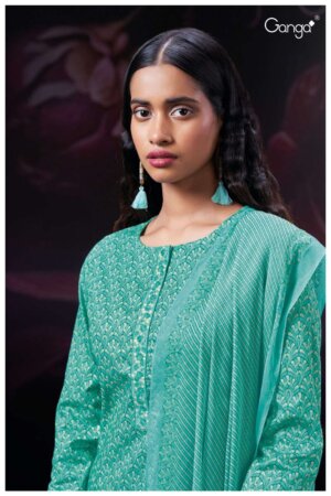 My Fashion Road Ganga Hesha Exclusive Cotton Ladies Suit | S2550-B