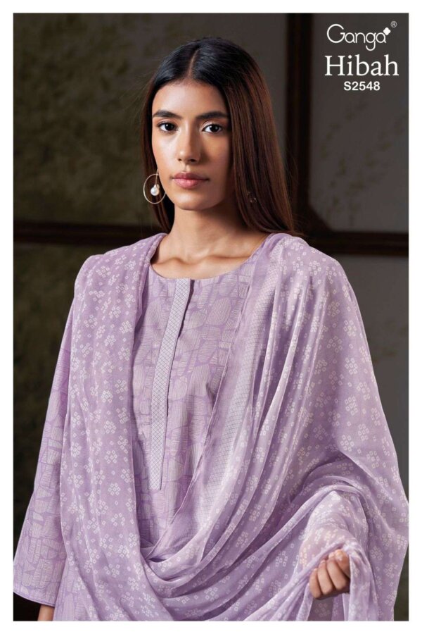 My Fashion Road Ganga Hibah Printed Premium Cotton Suit | S2548-C