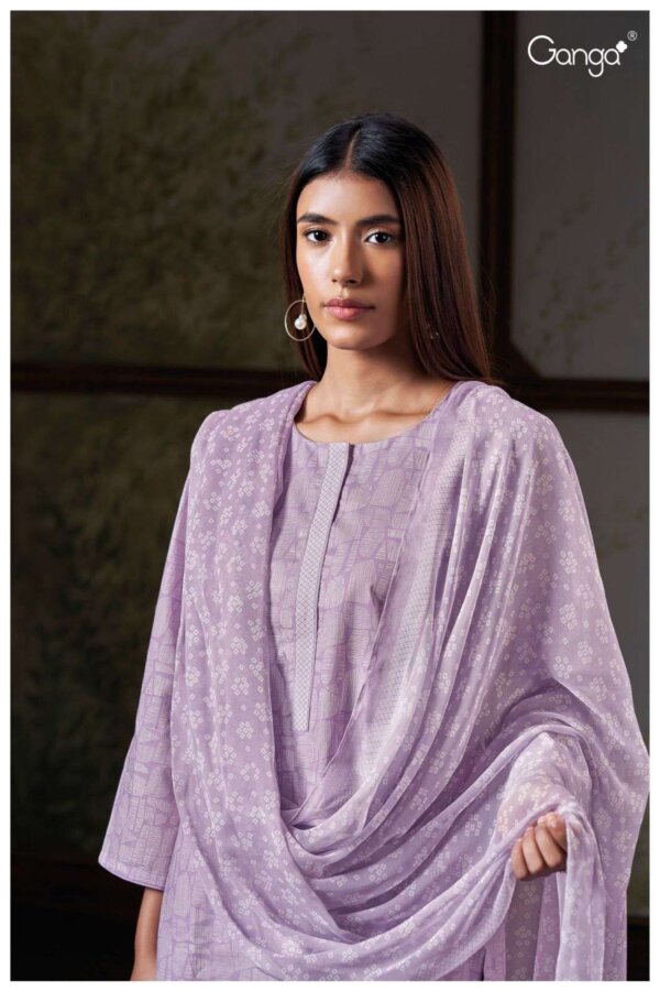 My Fashion Road Ganga Hibah Printed Premium Cotton Suit | S2548-C