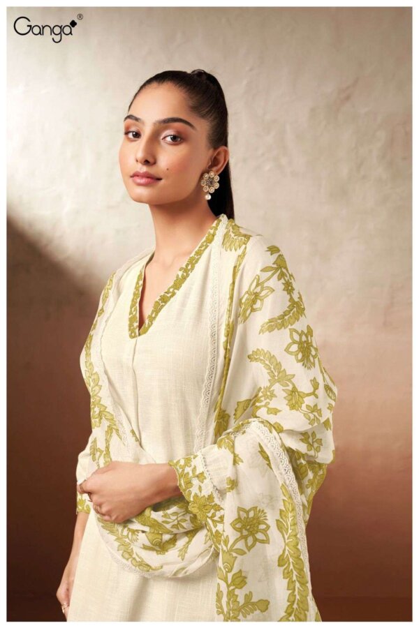 My Fashion Road Ganga Jessi Premium Cotton Linen Suit  | S2495 – B