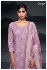 My Fashion Road Ganga kilah Fancy Linen Cotton Ladies Suit | S2402-D