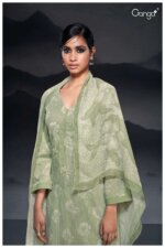 My Fashion Road Ganga kilah Fancy Linen Cotton Ladies Suit | S2402-A