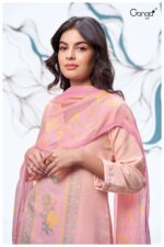 My Fashion Road Ganga Lakelyn Premium Woven Jacquard Exclusive Suit | S2612-D