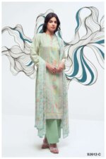 My Fashion Road Ganga Lakelyn Premium Woven Jacquard Exclusive Suit | S2612-C