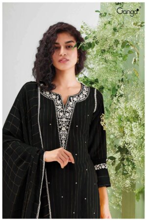 My Fashion Road Ganga Nargis Festive Wear Jacquard Cotton Suits | S1609 – F