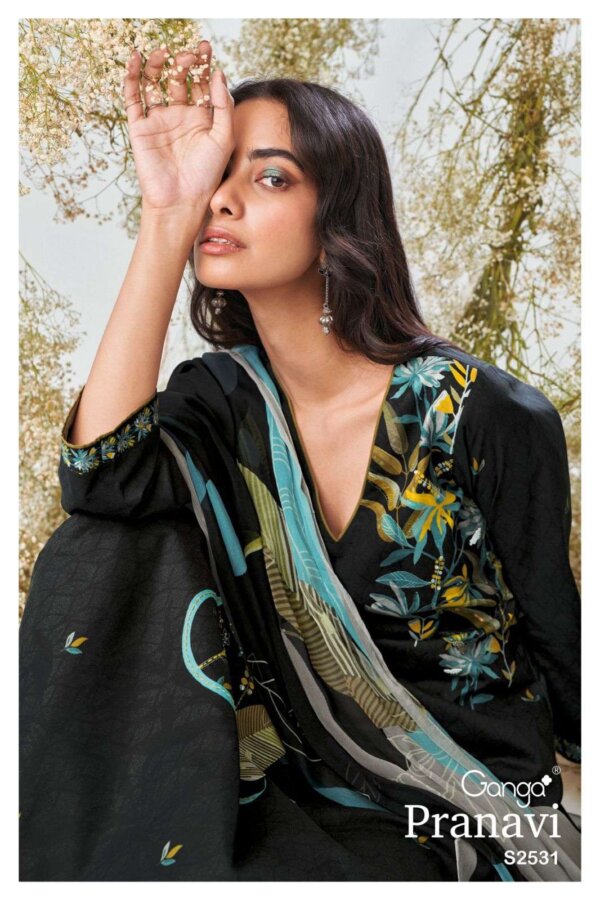 My Fashion Road Ganga Pranavi Premium Collection Cotton Suit  | S2531 – A