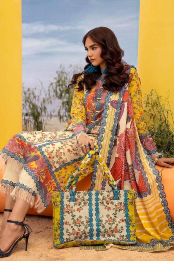 My Fashion Road Gul Ahmed Mal Mal Unstitched Collection 2024 | ML-42003