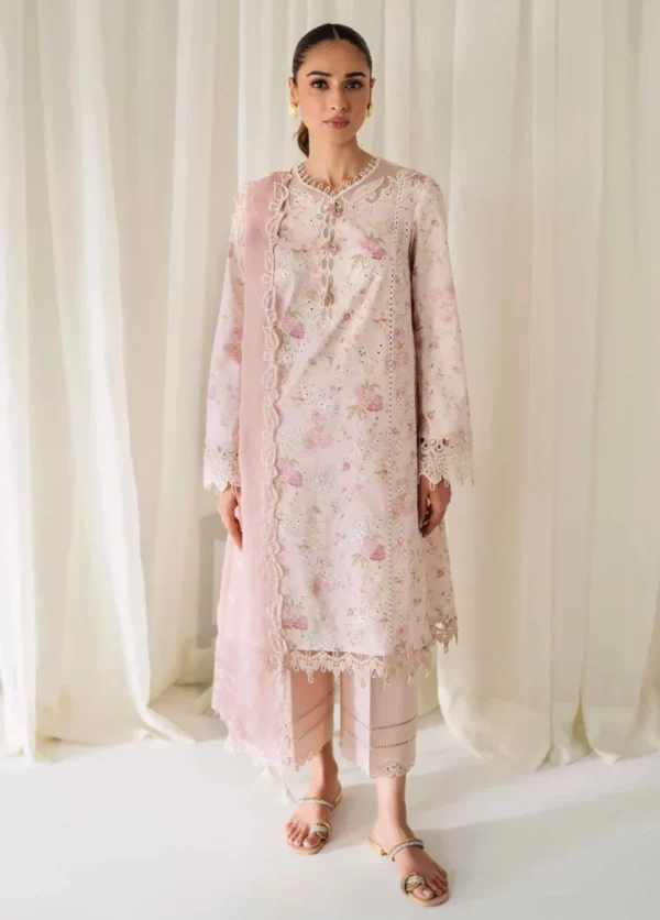 My Fashion Road Qprints By Qalamkar Embroidered Lawn Unstitched Collection 2024 | QLM24QP AR-10 Helene