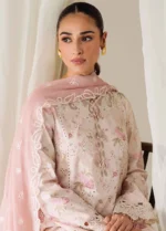 My Fashion Road Qprints By Qalamkar Embroidered Lawn Unstitched Collection 2024 | QLM24QP AR-10 Helene