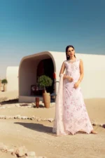 My Fashion Road Noor Handwork Laserkari Lawn Unstitched Collection 2024 | D5