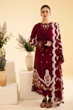 My Fashion Road Qlinekari Lawn by Qalamkar Unstitched Collection 2024 | SQ-11