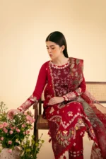 My Fashion Road Qlinekari Lawn by Qalamkar Unstitched Collection 2024 | SQ-04