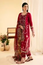 My Fashion Road Qlinekari Lawn by Qalamkar Unstitched Collection 2024 | SQ-04