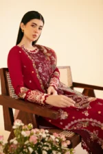 My Fashion Road Qlinekari Lawn by Qalamkar Unstitched Collection 2024 | SQ-04