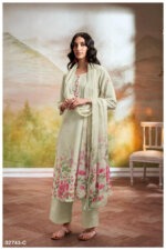 My Fashion Road Eshana Ganga Cotton Plazzo Style Suits | S2743 – C