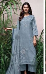 My Fashion Road Ganga Fashion Oda Designer Linen Cotton Ladies Suit | C1900