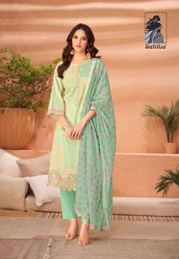 My Fashion Road Sahiba Saarthi Fancy Ladies Cotton Suit | 222