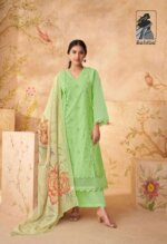 My Fashion Road Sahiba Pearl Designer Embroidery Work Cotton Suit | 1067