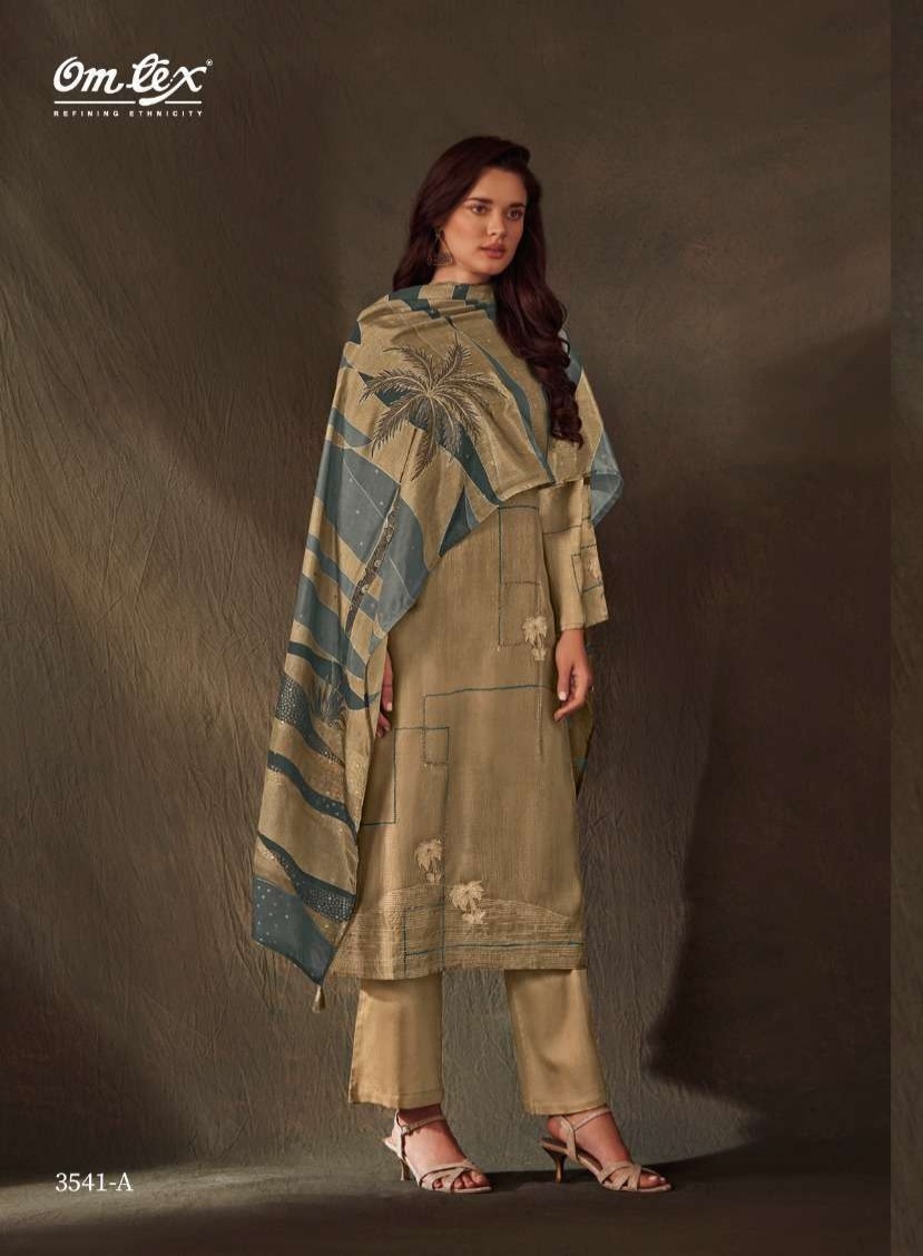 My Fashion Road Omtex Ekaanshi Fancy Russian Silk Ladies Suit | 3541- A My Fashion Road Omtex Ekaanshi Fancy Russian Silk Ladies Suit | 3541- A