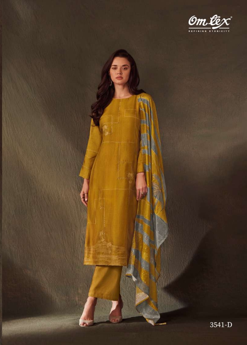 My Fashion Road Omtex Ekaanshi Fancy Russian Silk Ladies Suit | 3541- D My Fashion Road Omtex Ekaanshi Fancy Russian Silk Ladies Suit | 3541- D