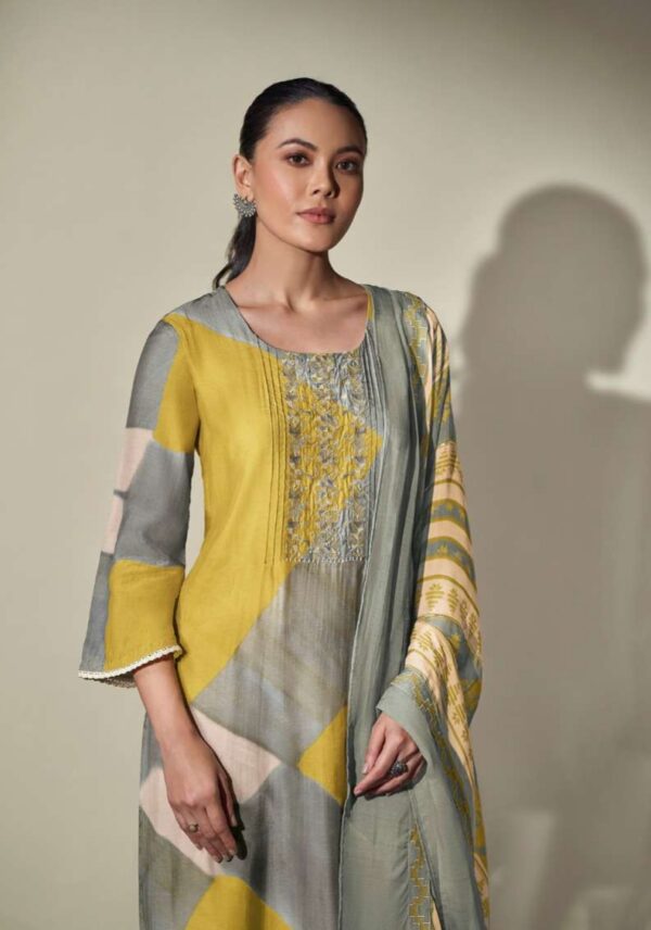 My Fashion Road Omtex Noura Digital Print Fancy Silk Suit | 5301- A