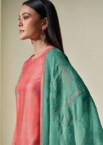My Fashion Road Omtex Esti Designer Silk Exclusive Ladies Suit  | 5271- D