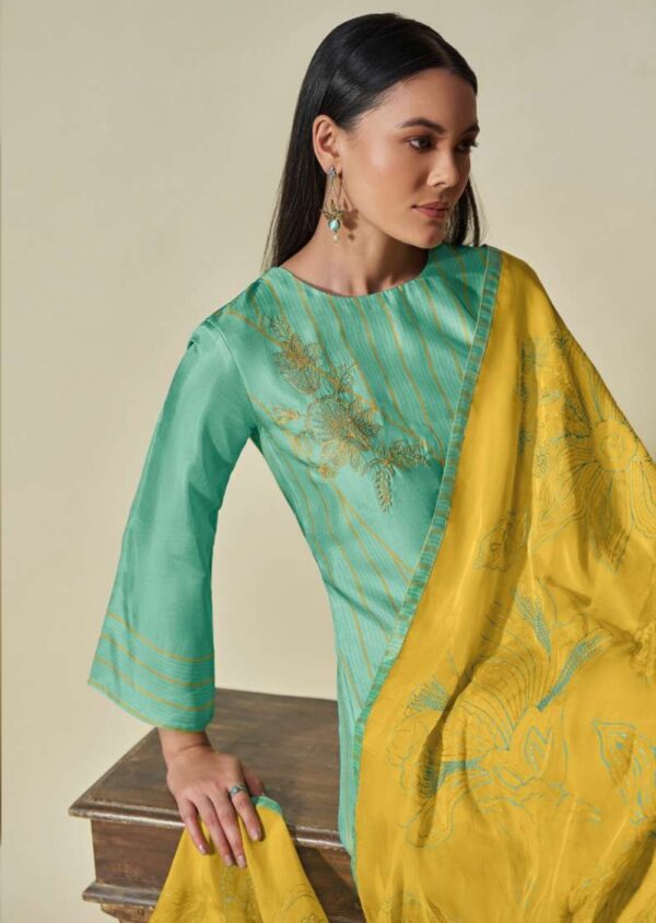 My Fashion Road Omtex Esti Designer Silk Exclusive Ladies Suit  | 5271- C