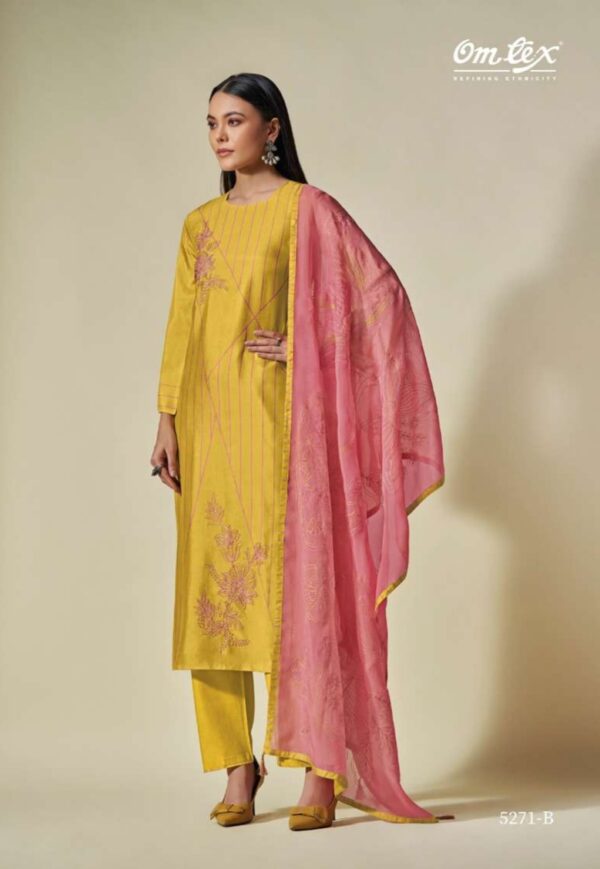 My Fashion Road Omtex Esti Designer Silk Exclusive Ladies Suit  | 5271- B
