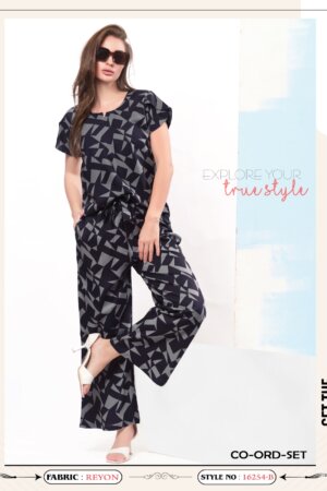 My Fashion Road Pinklabel Women Cotton Printed Coord Set – N10 | Buy 1 get 1