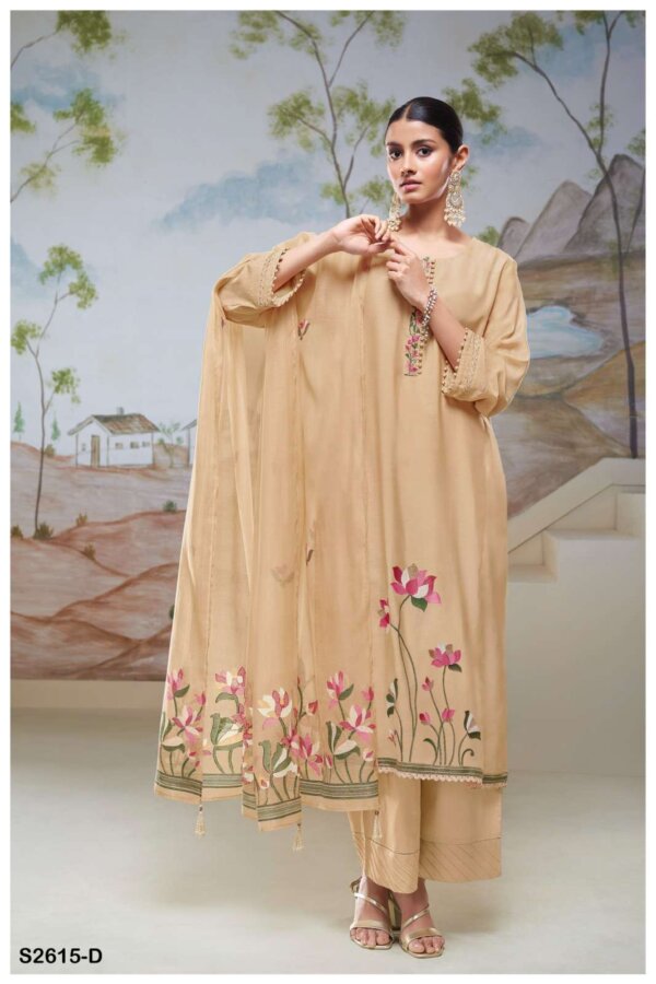My Fashion Road Ganga Fashion Adrija Premium Designs Silk Ganga Suit | S2615 – D