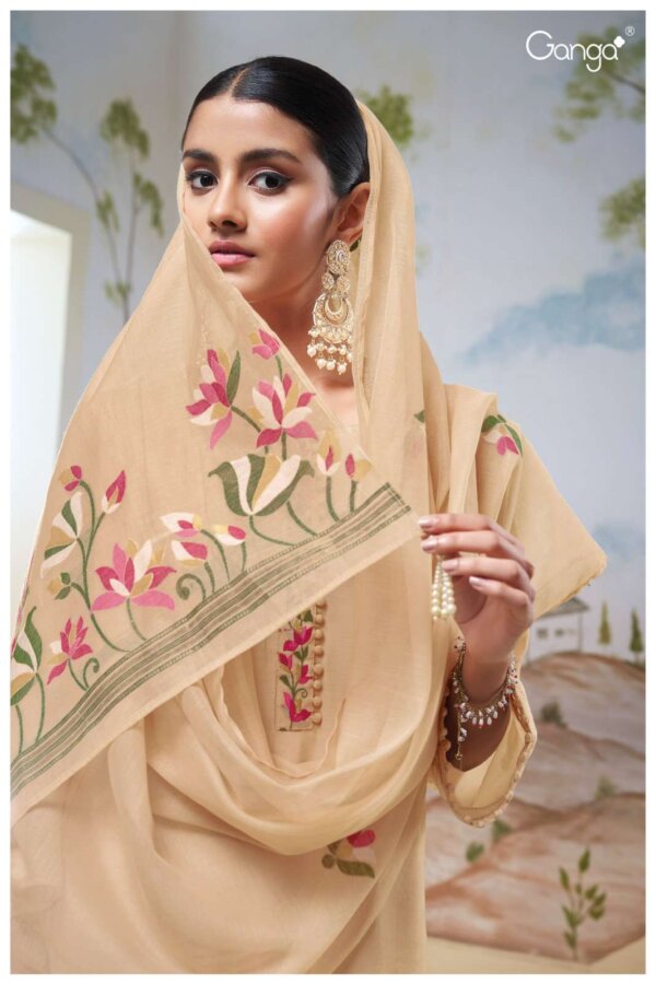 My Fashion Road Ganga Fashion Adrija Premium Designs Silk Ganga Suit | S2615 – D