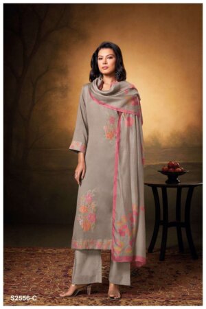 My Fashion Road Ganga Fashion Indali Fancy Indian Cotton Suit | S2556 – C