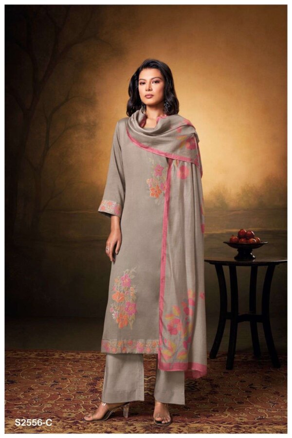 My Fashion Road Ganga Fashion Indali Fancy Indian Cotton Suit | S2556 – C