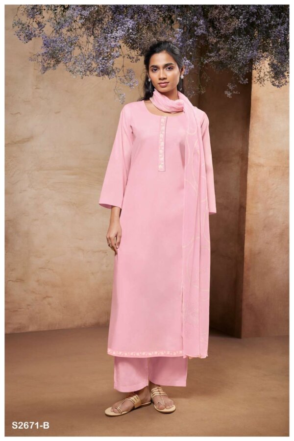 My Fashion Road Ganga Fashion Jayani Fancy Cotton Suit | S2671 – B