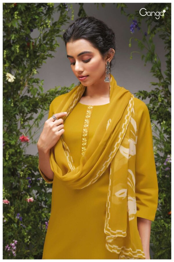My Fashion Road Ganga Fashion Ridhima Premium Cotton Silk Ganga Suit | S2588 – C