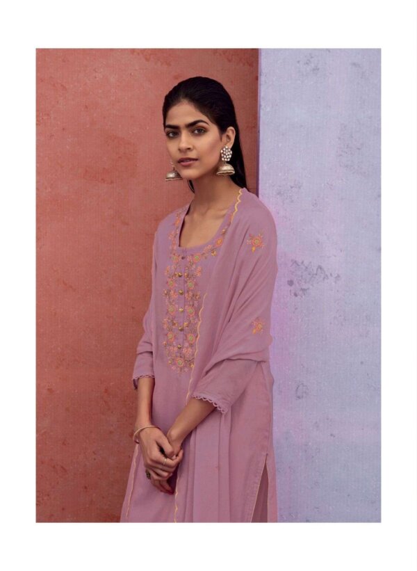 My Fashion Road Ganga Fashion Smiriti Premium Designs Habutai Silk Fancy Suit | C1736