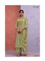 My Fashion Road Ganga Fashion Smiriti Premium Designs Habutai Silk Fancy Suit | C1737 My Fashion Road Ganga Fashion Smiriti Premium Designs Habutai Silk Fancy Suit | C1737