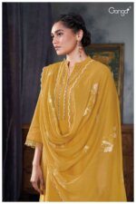 My Fashion Road Ganga Fashion Trishika Latest Designer Muslin Suit | S2692 – B